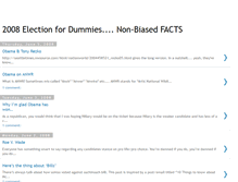 Tablet Screenshot of 2008electionfordummies.blogspot.com