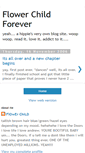 Mobile Screenshot of flowerchildforever.blogspot.com