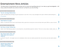 Tablet Screenshot of entertainment-news-article.blogspot.com