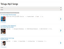 Tablet Screenshot of onlinetelugump3songsdownload.blogspot.com