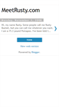 Mobile Screenshot of meetrusty.blogspot.com