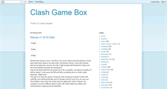 Desktop Screenshot of clashgamebox.blogspot.com
