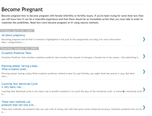 Tablet Screenshot of become-pregnant.blogspot.com