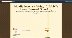 Desktop Screenshot of mymobile-directory.blogspot.com