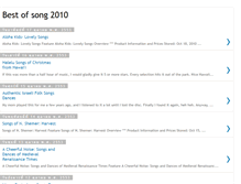 Tablet Screenshot of bestofsong2010.blogspot.com