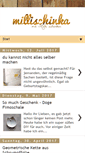 Mobile Screenshot of millischinka.blogspot.com