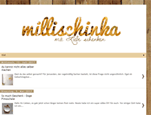 Tablet Screenshot of millischinka.blogspot.com