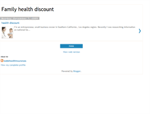 Tablet Screenshot of healthdiscount-toddshealthinsurances.blogspot.com