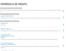 Tablet Screenshot of experienciadeinfantil.blogspot.com