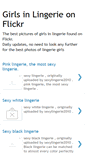 Mobile Screenshot of flickr-lingerie-girls.blogspot.com