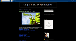 Desktop Screenshot of loqueamimenteseleocurreenmusika.blogspot.com