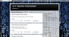 Desktop Screenshot of iepmadreperegrina.blogspot.com
