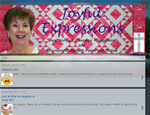 Tablet Screenshot of joyful-expressions.blogspot.com