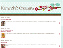 Tablet Screenshot of kaminskiscreations.blogspot.com