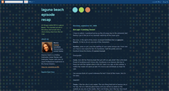 Desktop Screenshot of lagunabeachrecap.blogspot.com