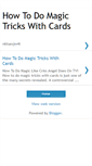 Mobile Screenshot of howtodomagictrickswithcards.blogspot.com