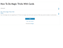 Tablet Screenshot of howtodomagictrickswithcards.blogspot.com