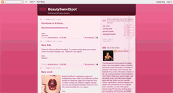 Desktop Screenshot of beautysweetspot.blogspot.com