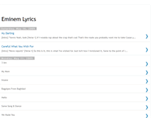 Tablet Screenshot of em-lyrics.blogspot.com