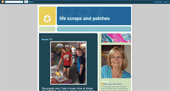 Desktop Screenshot of lifescrapsandpatches.blogspot.com