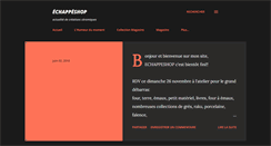 Desktop Screenshot of echappeshop.blogspot.com