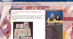 Desktop Screenshot of jamestownelementaryartblog.blogspot.com