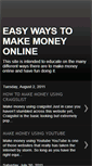 Mobile Screenshot of moneyonlinemadeeasy.blogspot.com