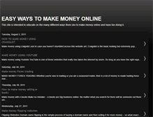 Tablet Screenshot of moneyonlinemadeeasy.blogspot.com