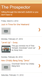 Mobile Screenshot of internetprospector.blogspot.com