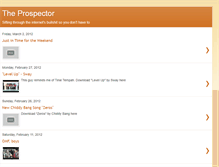 Tablet Screenshot of internetprospector.blogspot.com