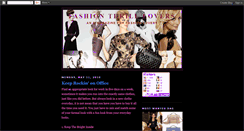 Desktop Screenshot of fashionthrilllover.blogspot.com