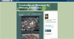 Desktop Screenshot of combustaoemeioambiente.blogspot.com
