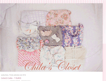 Tablet Screenshot of chilascloset.blogspot.com