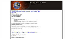 Desktop Screenshot of facultyjobs.blogspot.com