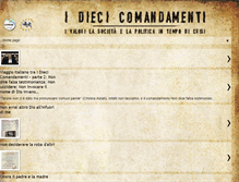 Tablet Screenshot of idiecicomandamenti.blogspot.com