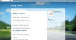 Desktop Screenshot of binarysignal.blogspot.com