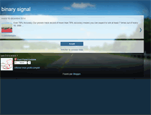 Tablet Screenshot of binarysignal.blogspot.com