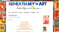 Desktop Screenshot of beneathmyheartart.blogspot.com