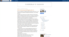 Desktop Screenshot of carrerasygalgos.blogspot.com