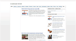 Desktop Screenshot of caesarsoes.blogspot.com