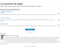 Tablet Screenshot of cucarachadepapel.blogspot.com
