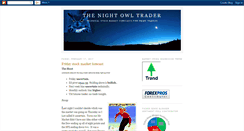 Desktop Screenshot of nightowltrader.blogspot.com