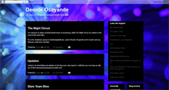 Desktop Screenshot of deonteosayande.blogspot.com