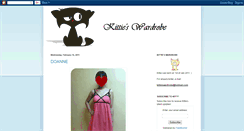 Desktop Screenshot of kittieswardrobe.blogspot.com