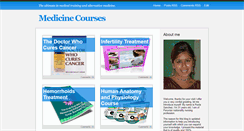 Desktop Screenshot of medicinecourses.blogspot.com