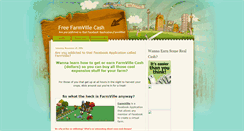 Desktop Screenshot of freefarmvillecash.blogspot.com