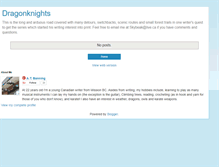 Tablet Screenshot of matthew-dragonknights.blogspot.com