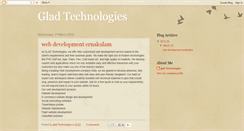 Desktop Screenshot of gladtechnologies.blogspot.com