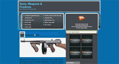 Desktop Screenshot of guns-weapons-firearms.blogspot.com