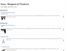 Tablet Screenshot of guns-weapons-firearms.blogspot.com
